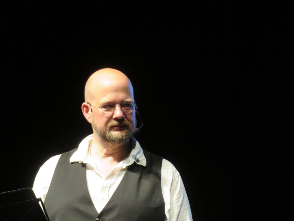Christian von Aster auf der Bühne